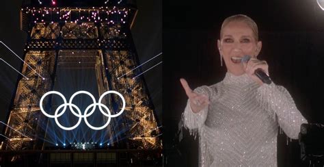 Celine dion on eiffel tower